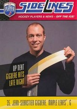 2009-10 Be A Player SIDELINES #21 JEAN-SEBASTIEN GIGUERE - Toronto Maple Leafs