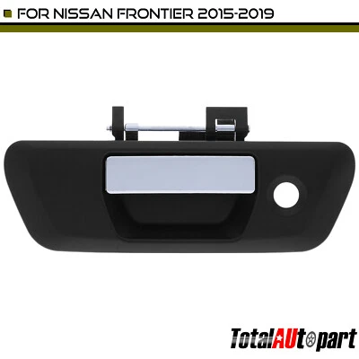 Textured Black Tailgate Handle with Keyhole for Nissan Frontier Rear Tailgate - Image 1 of 4