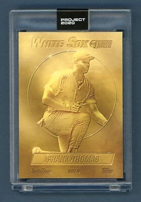 Frank Thomas Topps Project 2020 #73 - 1990 Rookie Card by Don C /11969 HOF SP-14 - Image 1 of 3