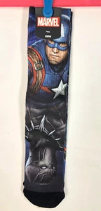 NWT Marvel Bioworld Crew Socks Size 10-13 Captain America Iron Man Black Panther - Picture 1 of 7