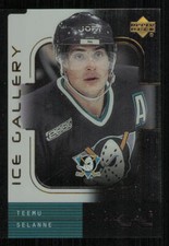 2000-01 Upper Deck Ice Gallery #IG1 Teemu Selanne