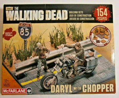 McFarlane AMC THE WALKING DEAD DARYL WITH CHOPPER SET 14525 - Image 1 of 2