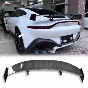 REAL Carbon Fiber Rear Trunk Lip Spoiler Wing Fit Aston Martin Vantage F1 18-23 - Picture 1 of 10