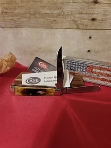 Case XX 6207 SS Dark Molasses Bone Sawcut Mini Trapper Knife + Box And Papers... - Picture 1 of 7