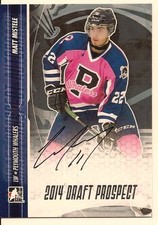MATT MISTELE 2014 LEAF IN THE GAME ITG DRAFT PROSPECTS ON CARD SILVER AUTO