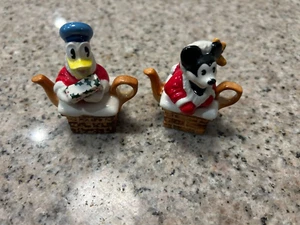 Disney Christmas Holiday Mickey & Donald Duck Cardew Design LE Mini Teapot Lot 2 - Picture 1 of 1