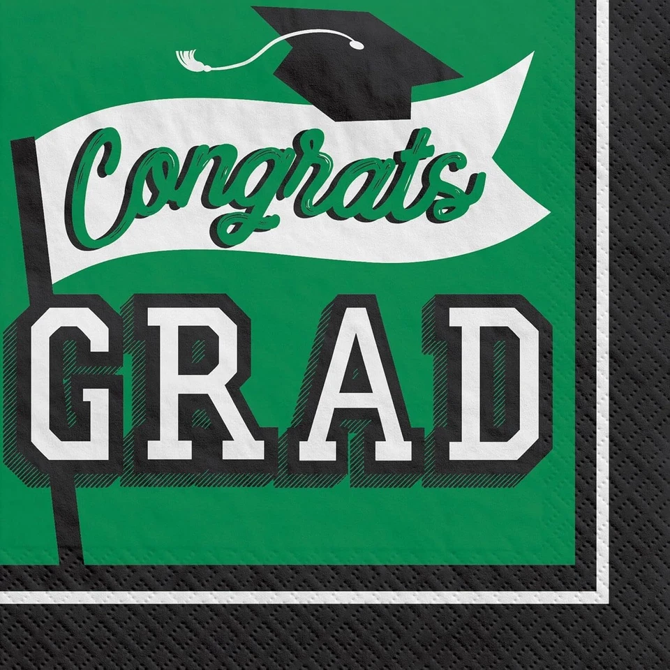 True to Your School Spirit Graduation Party Paper Luncheon Napkins 11 COLORS - Image 1 of 1