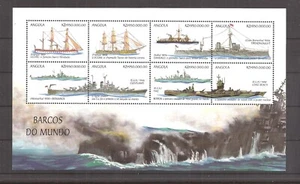 [9929] Angola 1999, bloque montado sin montar o nunca montado**, barcos, barcos - Imagen 1 de 1
