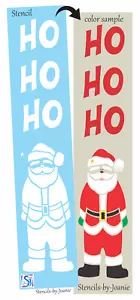 Joanie 48" 2 pc. Stencil HO HO HO Santa Christmas DIY Holiday Seasonal Art Signs - Picture 1 of 7