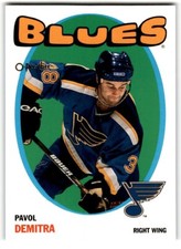 2001-02 O-Pee-Chee '71-72 Heritage Pavol Demitra #61 St. Louis Blues