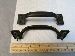 Pair Vintage General Radio GenRad Carry Handles Black With Screws - Picture 1 of 1