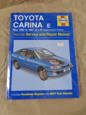  Manuale - HAYNES Manual 3256 : Toyota Carina E - Immagine 1 di 2