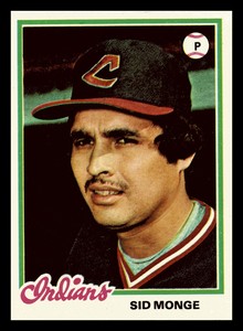 1978 Topps Sid Monge Cleveland Indians #101 VG-EX Vintage