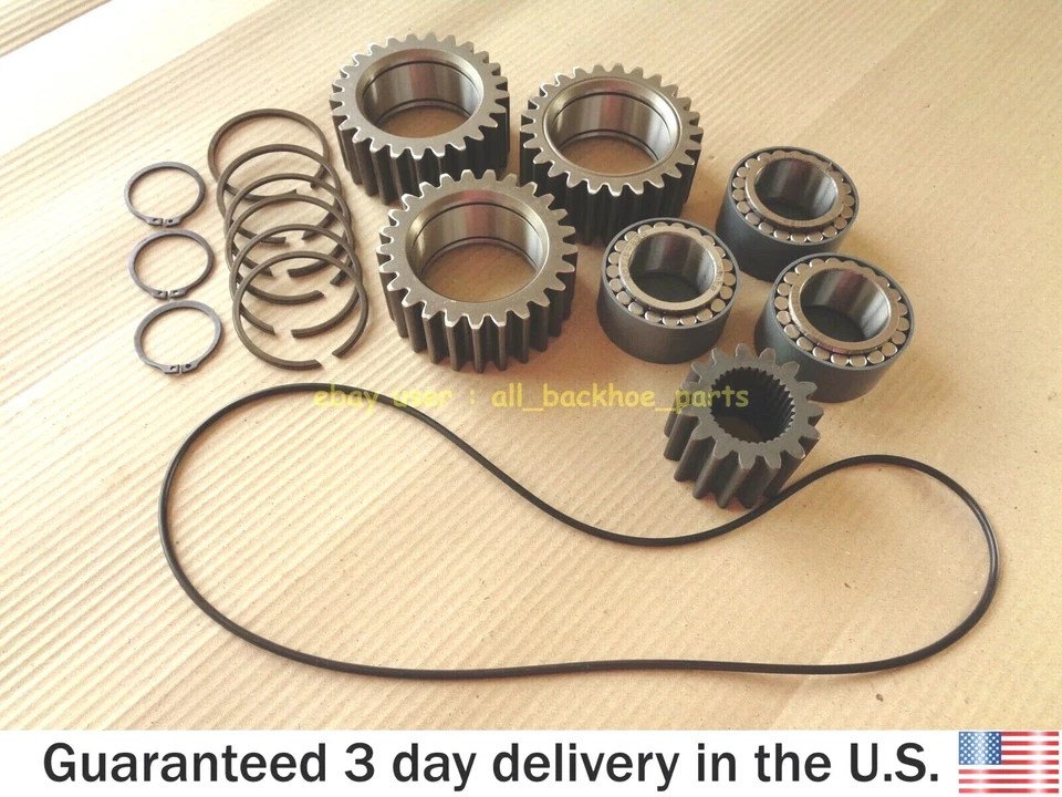 JCB BACKHOE - HUB GEARS & BEARINGS KIT (450/10206 454/07401 907/50200 828/00196) - Image 1 of 4