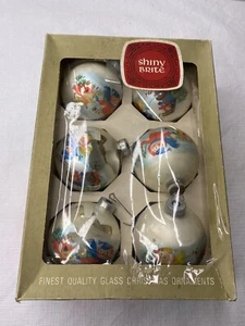 Lotto 6 lampadine vintage Brite lucido decorazioni natalizie Raggedy Ann & Andy - Foto 1 di 10