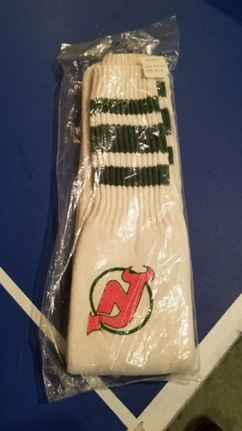 New Jersey Devils socks SGA late 80's - NEW Cover