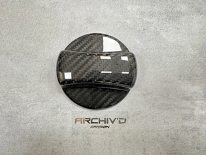 BMW 1 2 3 4 5 Series Pre-Preg Dry Carbon Fibre Gloss Fuel Tank Filler Cover Cap - Picture 1 of 5
