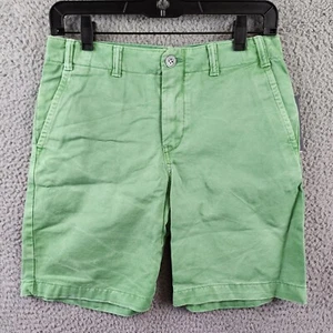 Polo Ralph Lauren Solid Twill Shorts Boys 16 Faded Mint Zip Fly Button Closure - Picture 1 of 16