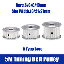5M D-Type Bore Timing Pulley 15-25 Teeth Bore 5/6/8/10mm Cnc Robotics  Pulley
