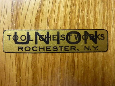 "UNION TOOL CHEST WORKS EMBLEM" for Machinist Chest - Image 1 of 3