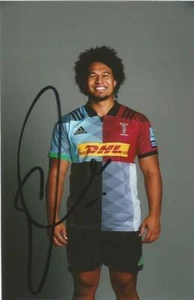 HARLEQUINS RUGBY UNION: ELIA ELIA SIGNED 6x4 PORTRAIT PHOTO+COA - Picture 1 of 1