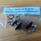 Used 2006 Squier By Fender Tele Strat P J Bass Guitar Strap Buttons Screws #10
