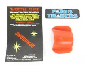 Acelerador de pulgar universal Snobunje Flare rojo Arctic-Cat/Ski-Doo/Polaris/Yamaha - Imagen 1 de 2