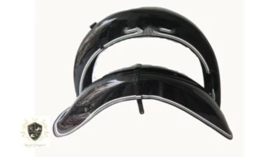 JUEGO GUARDABARROS DELANTERO Y TRASERO BMW R71 PINTADO NEGRO |Apto para  Foto 1 de 3