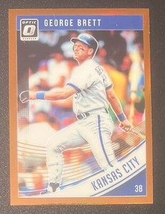 George Brett 2018 Donruss Optic Bronze Prizm #97 - Kansas City Royals