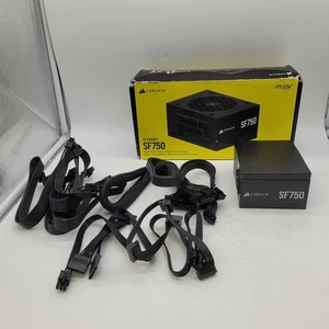 CORSAIR SF750 Fully Modular Low Noise 80 Plus Platinum ATX PSU – ATX 3.0 – Black - Afbeelding 1 van 5