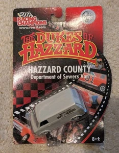 Ertl Racing Champions - DUKES OF HAZZARD Dept of Sewers Van - Boss Hogg - NIP - Picture 1 of 6
