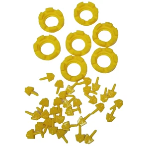 Shadowlord Replacement Yellow Power Rings Space Ships Board Game Pieces Parts - Picture 1 of 6