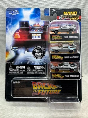 Jada NV-5 Regreso al Futuro Paquete de 3 MÁQUINA DEL TIEMPO Nano Hollywood Rides Foto 1 de 4