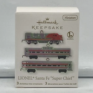 2011 Hallmark Keepsake Miniature Lionel Santa Fe "Super Chief" Ornament Set - Picture 1 of 4