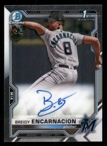 2021 Bowman Chrome Prospect AUTO #CPABE Breidy Encarnacion - Picture 1 of 2