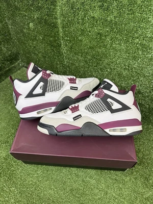 Talla 9.5 - Jordan 4 Retro x Paris Saint-Germain Burdeos 2020 Foto 1 de 4
