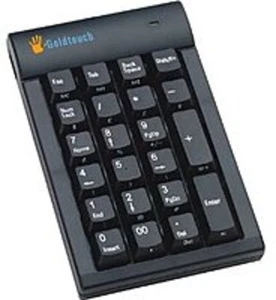 Keypad Hub Goldtouch GTC-0077 USB Numeric Keypad Hub - 23 Keys - Black - Afbeelding 1 van 1