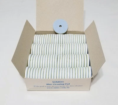 100 Simo Blue Cleaning Pads for Zdag 101 Repair Polishing CD DVD RARE NEW - Image 1 of 3
