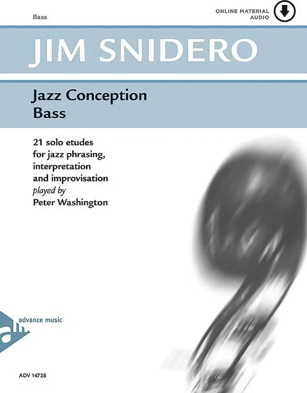 Jazz Conception: Bass: 21 Solo Etudes for Jazz Phrasing, Interpretation, and ... - Image 1 of 1