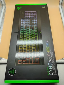 Razer Cynosa Gaming Keyboard Customizable Chroma RGB Lighting Programmable lite - Picture 1 of 14