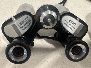 TASCO BINOCULARS 8X20 NO.502 VINTAGE WIDE ANGLE - Picture 1 of 6