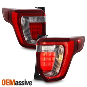 For 2011-2019 Ford Explorer Midnight Black Lens LED Tail Light Lamp Left + Right - Picture 1 of 9