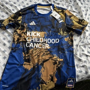 Adidas Men Jersey Size M Marvel x MLS Kick Childhood Cancer Soccer Jersey HT3238 - Picture 1 of 6