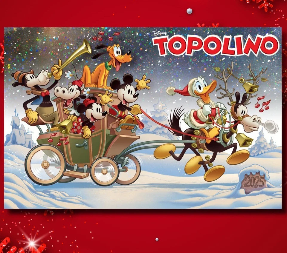 TOPOLINO 3656 VARIANT NATALE DI ANDREA FRECCERO   PRE-ORDER  2025 Foto 1 de 1