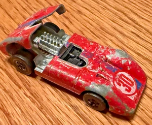 Vintage 1970 Hot Wheels FERRARI 312P Red Enamel Redline Flying Colors 1969 - Picture 1 of 4