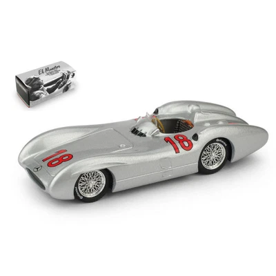 MERCEDES W 196 M.FANGIO 1954 N.18 FRANCE GP WORLD CHAMPION 1:43 Brumm Formula 1  - Imagen 1 de 3