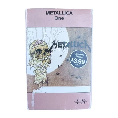 METALLICA - One Australian Release Cassette Single RARE FREE POSTAGE AUS - Image 1 of 3