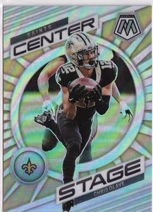 Chris Olave Center Stage Prizm card CS-CO 2023 Panini Mosaic - Picture 1 of 2