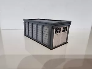 OO 1:76 Scale 1X Concrete Car Garage Laser Cut Kit - Picture 1 of 8