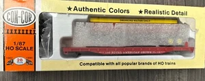 Con-Cor HO RTR #0001-009287 54’ TOFC Royal American Flat Car w/39’ Tanker Trlr - Picture 1 of 5